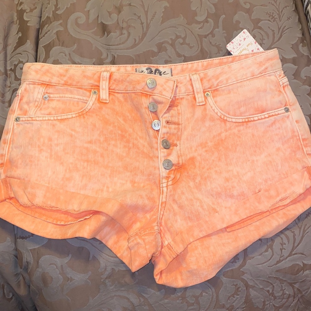 Free people jean shorts